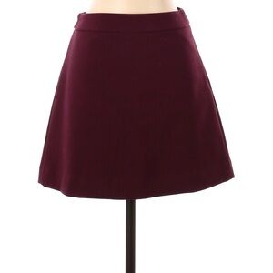 Express Burgundy A-Line Mini Skirt Size 0 – Classic Fit